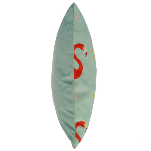 Flamingos, Ochre - (45cm x 45cm) Cushion - Image 4